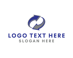 Recycling - Brand Logistics Arrow logo design