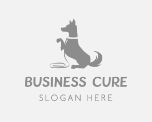 Pet Dog Leash Logo