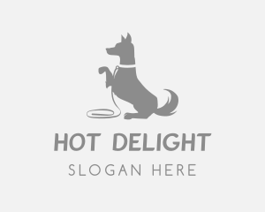 Pet Dog Leash logo design