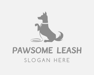 Pet Dog Leash logo design