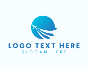 Tourist - Travel Airline Globe logo design