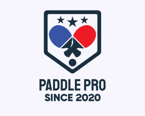 Paddle - Table Tennis Tournament logo design