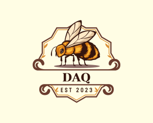 Honey Bee Insect Logo