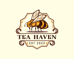 Honey Bee Insect logo design