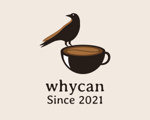 Crow - Crow Coffee Cup logo design