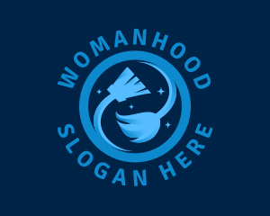 Broom & Mop Housekeeping Logo