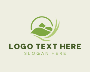 Lawn - Circle House Lawn logo design