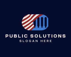 Government - American Government Colonnade logo design