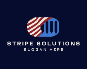 American Government Colonnade logo design