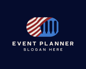 America - American Government Colonnade logo design