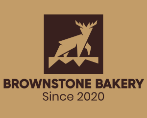 Brown - Brown Forest Deer logo design