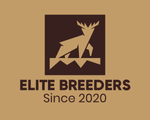 Brown Forest Deer logo design