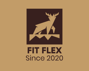 Activewear - Brown Forest Deer logo design
