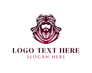 Traditional - Traditional Bedouin Man logo design