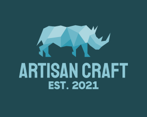 Craft - Rhino Paper Craft logo design