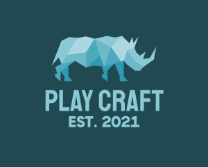 Rhino Paper Craft  logo design