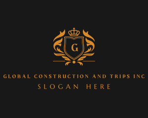 Consulting - Elegant Crown Shield logo design