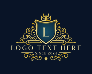 Boutique - Royalty Crest Insignia logo design