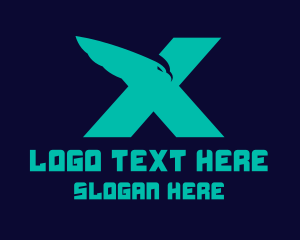 Eagle - Eagle Letter X logo design