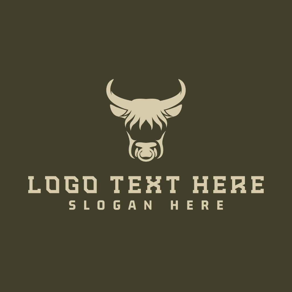 Wild Bull Horn Logo | BrandCrowd Logo Maker