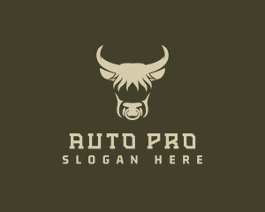 Livestock - Wild Bull Horn logo design