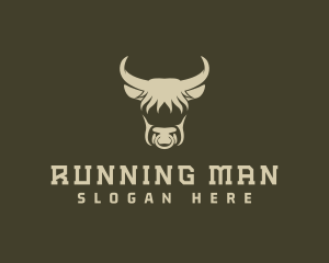 Riding - Wild Bull Horn logo design