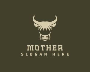 Ranch - Wild Bull Horn logo design