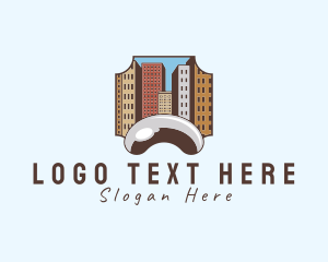 Building - Chicago City Landmark logo design