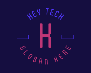 Neon Technology Software  logo design