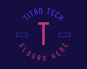 Neon Technology Software  logo design