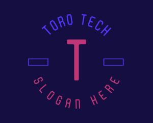 Neon Technology Software  logo design