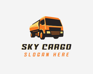 Tanker Truck Transportation  logo design