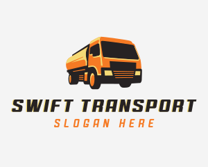 Tanker Truck Transportation  logo design