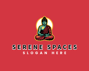 Serene - Buddha Spa Wellness logo design