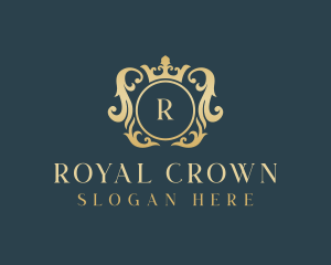 Royal Crown Crest logo design