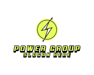 Power Cable - Lightning Thunder Letter S logo design