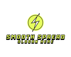 Lightning Thunder Letter S logo design