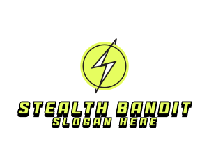 Lightning Thunder Letter S logo design