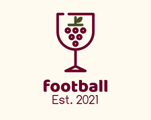 Distiller - Grape Wine Glass logo design