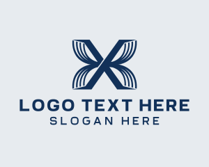 Tech Innovation Letter X logo design