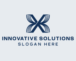 Innovation - Tech Innovation Letter X logo design