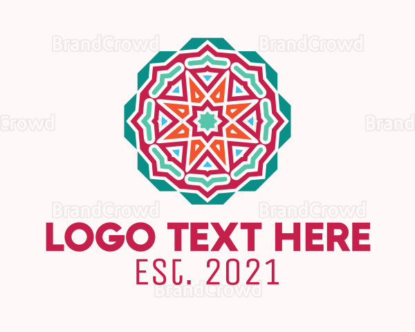 Star Floral Lantern Logo