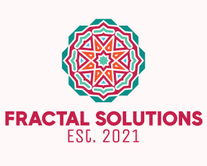 Fractal - Star Floral Lantern logo design