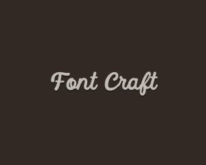 Typeface - Cursive Traditional Antique logo design