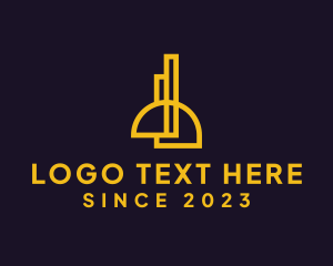 Lamp - Electric Lamp Fixture logo design