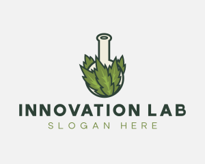 Lab - Weed Cannabis Lab logo design