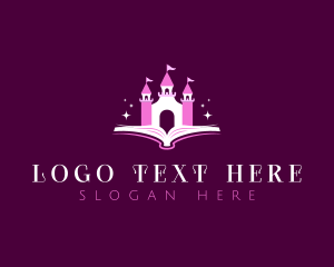 Kingdom - Magical Castle Book logo design