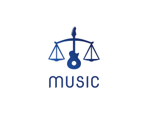 Legal Scale Guitar logo design