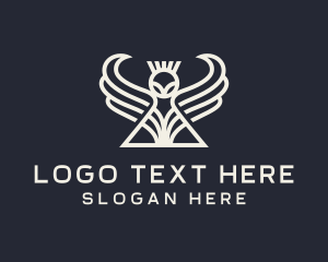 Beast - Winged Alien Creature logo design