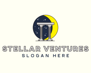 Pillar Moon Observatory logo design